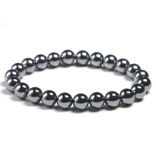 Bracelet "Énergie Positive" en Hématite