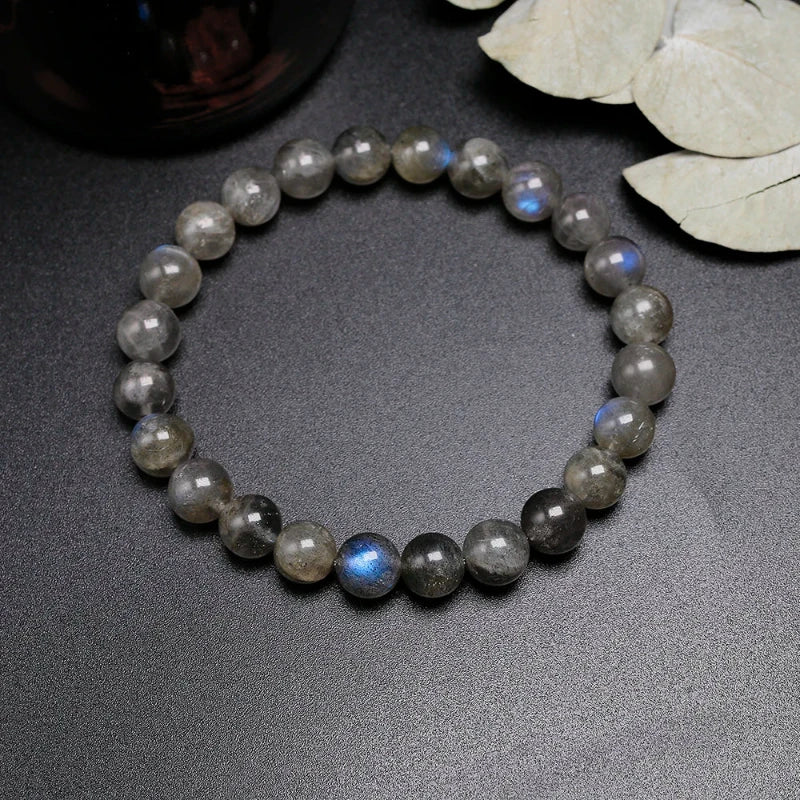 Bracelet "Pierre de Lumière" en Labradorite