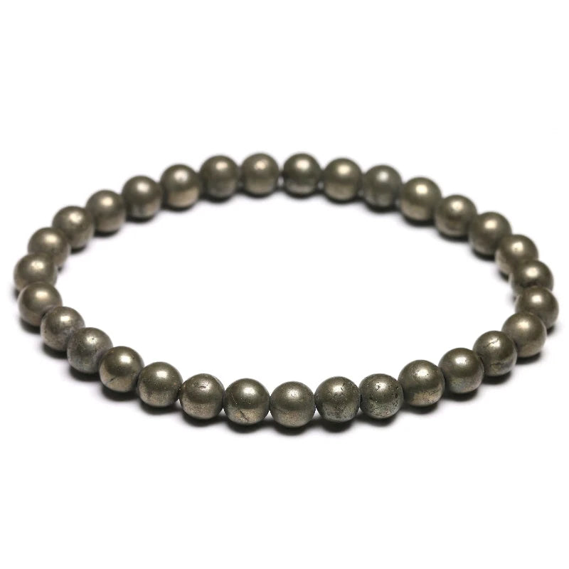 Bracelet "Pierre de Protection & d'Abondance" en Pyrite