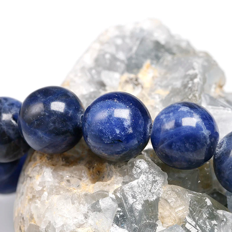 Bracelet "Pierre de Sagesse Intérieure" en Sodalite