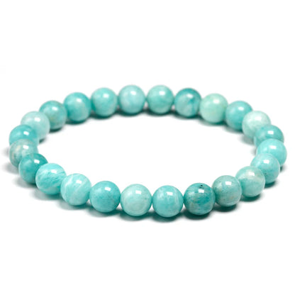 Bracelet "Pierre de Sérénité" en Amazonite Véritable Certifiée