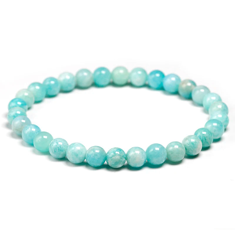 Bracelet "Pierre de Sérénité" en Amazonite Véritable Certifiée