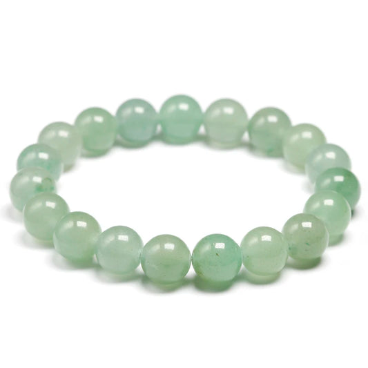 Bracelet "Pierre de Sérénité" en Aventurine Verte Véritable Certifiée