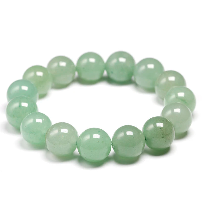 Bracelet "Pierre de Sérénité" en Aventurine Verte Véritable Certifiée