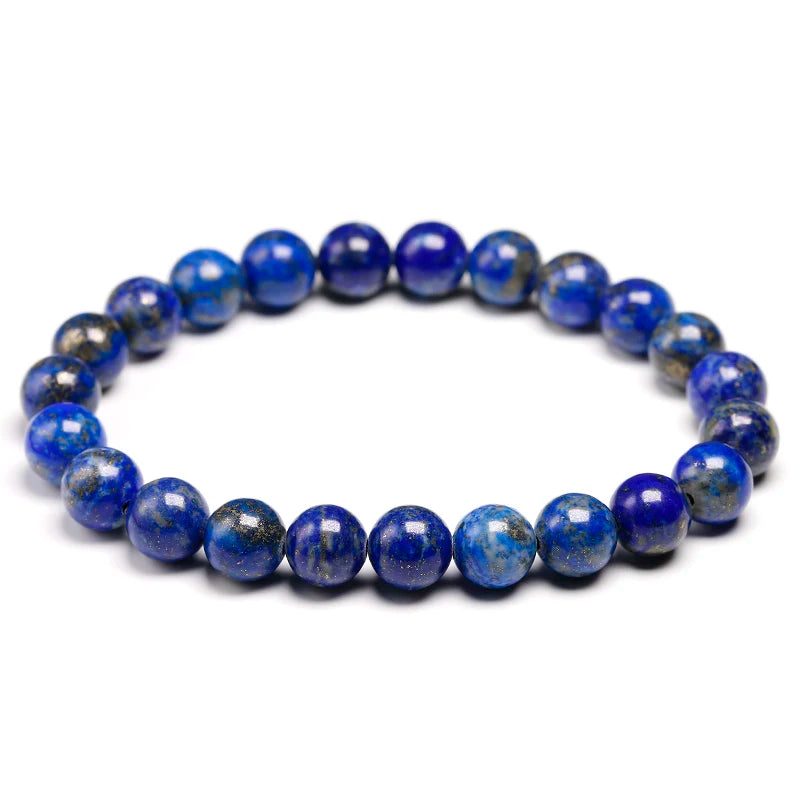 Bracelet "Pierre des Dieux" en Lapis Lazuli Véritable Certifié