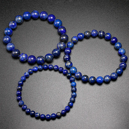 Bracelet "Pierre des Dieux" en Lapis Lazuli Véritable Certifié