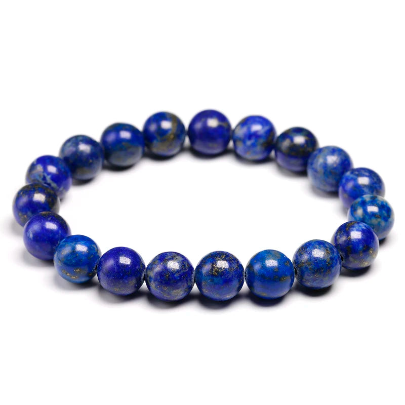 Bracelet "Pierre des Dieux" en Lapis Lazuli Véritable Certifié